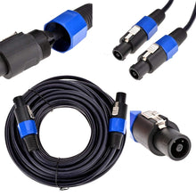 Load image into Gallery viewer, Mr. Dj CSMSM100 100 Feet Speakon Male to Speakon Male PA DJ Speaker Cable