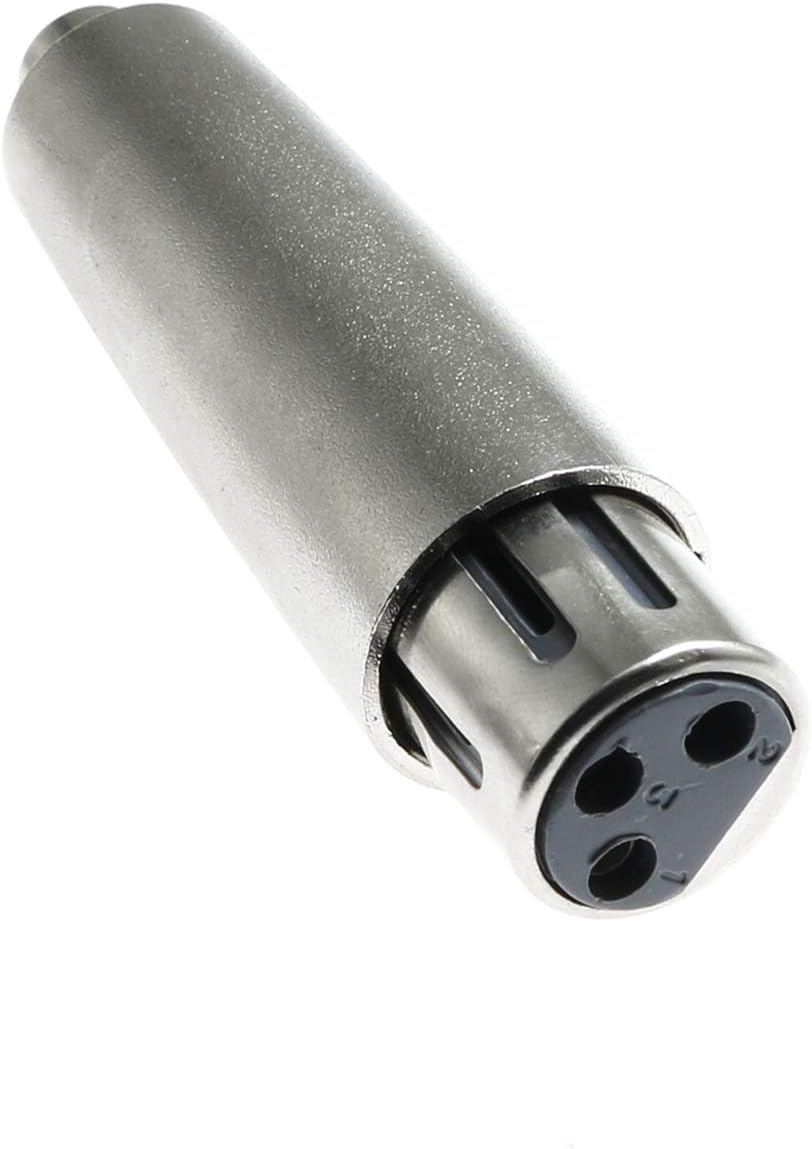 8 MR DJ RCAXLRF1 XLR Female to RCA Female Adapter Converter Gender Audio Coupler
