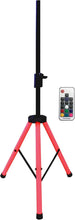Load image into Gallery viewer, 2 MR DJ SS700LED Universal Light Up Multi Color LED Speaker Stands with Remote