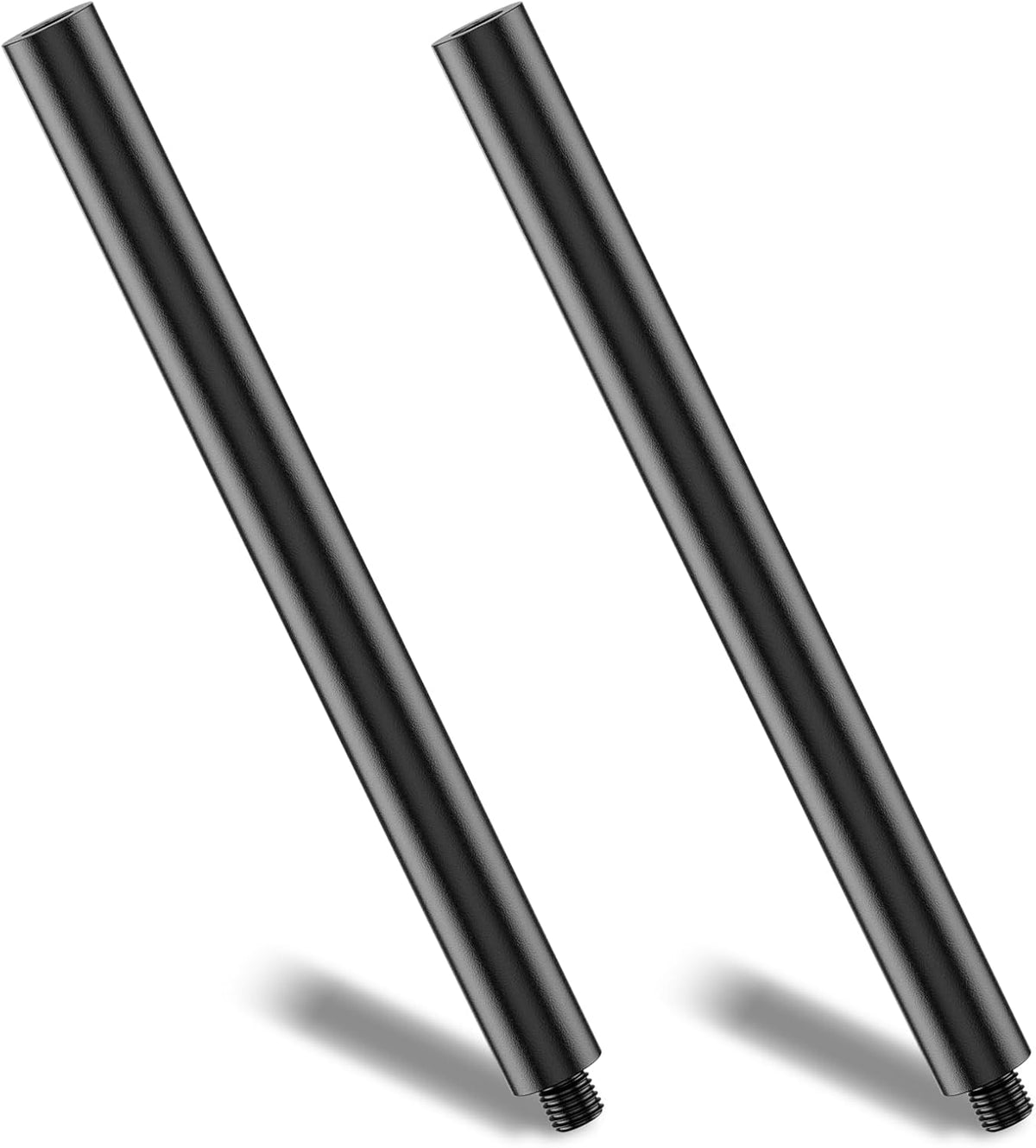 2 MR DJ SS25 4.65" Extended M20 Speaker Pole Extension Heavy-Duty Steel Speaker Stand Pole Extender