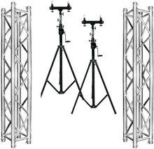 Load image into Gallery viewer, MR TRUSS DJ PRO Crank-up Portable 10&#39; Lighting Stand with 12&#39; Truss Package