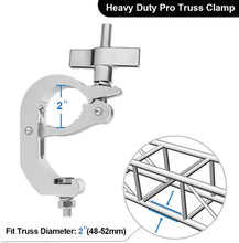 Load image into Gallery viewer, 4 MR TRUSS TC5 Universal 2" Heavy Duty Pro Aluminum Stage Lighting Clamp Mounting