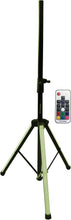 Load image into Gallery viewer, MR DJ SS850LED Universal Color-Changing Stand LED Speaker Stand Tripod Remote Control
