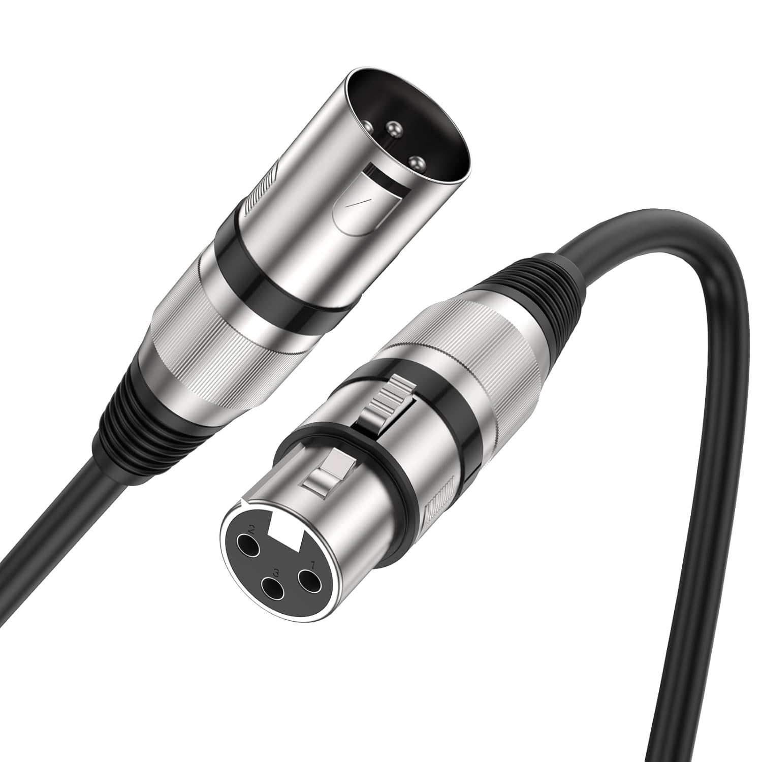 MR DJ CXMXF30 30' XLR Male to XLR Female Microphone Balanced Instrumental Dj XLR Interconnect Cable