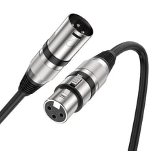 Load image into Gallery viewer, MR DJ CXMXF3 3' XLR Male to XLR Female Microphone Balanced Instrumental Dj XLR Interconnect Cable