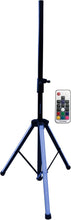 Load image into Gallery viewer, 2 MR DJ SS850LED Universal Color-Changing Stand LED Speaker Stand Tripod Remote Control