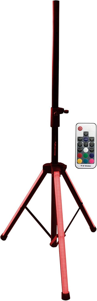 MR DJ SS850LED Universal Color-Changing Stand LED Speaker Stand Tripod Remote Control