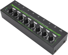 Load image into Gallery viewer, MR DJ Microamp HA800PRO Ultra-compact 8-channel stereo headphone amplifier