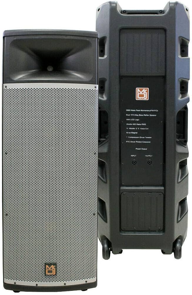 2 MR DJ PRO215S PA DJ Passive PRO PA DJ Dual 15" 3-Way Full-Range Passive DJ PA Multipurpose Live Sound Loudspeaker