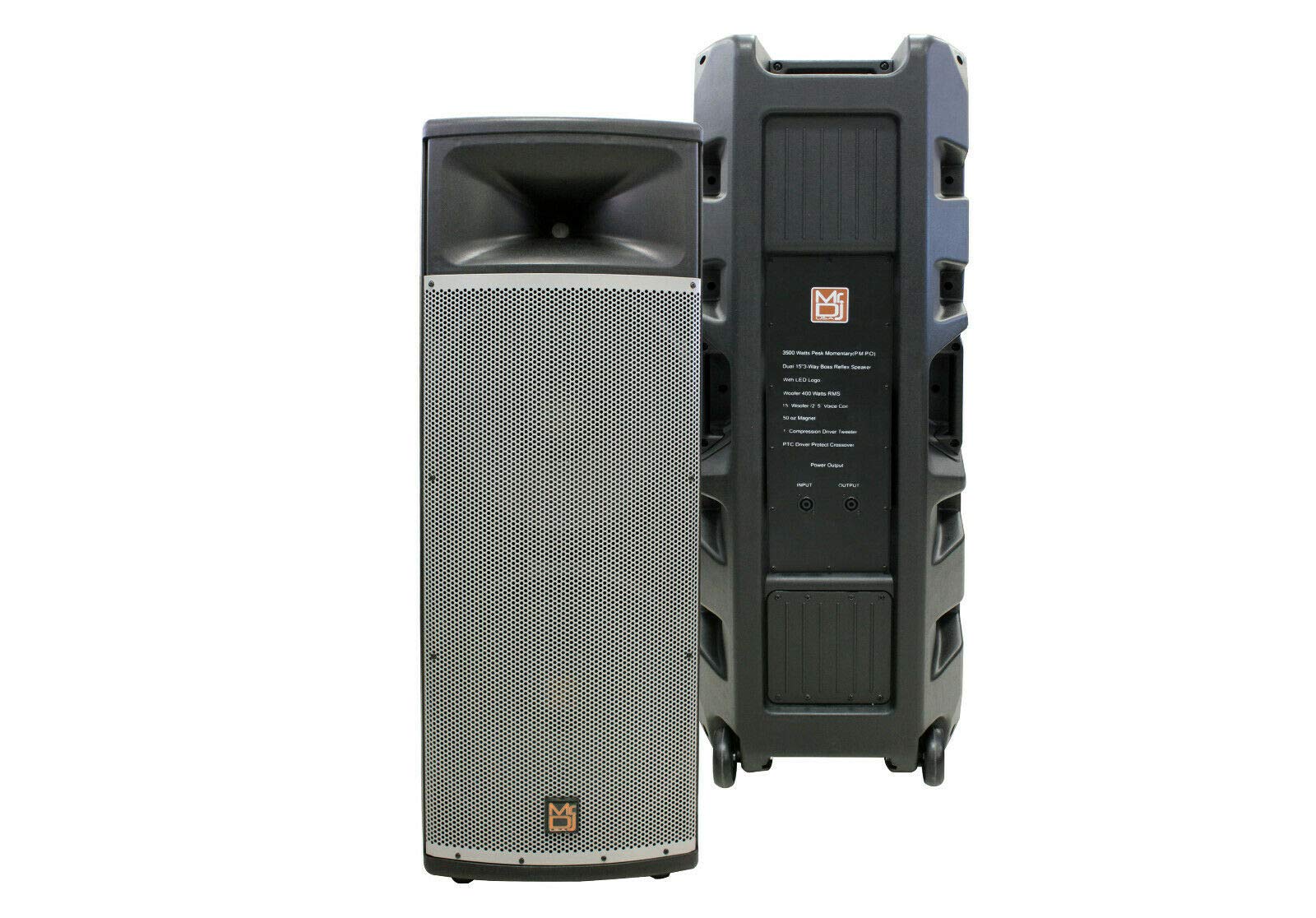 2 MR DJ PRO215S PA DJ Passive PRO PA DJ Dual 15" 3-Way Full-Range Passive DJ PA Multipurpose Live Sound Loudspeaker