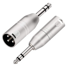 Load image into Gallery viewer, MR DJ XMTRS-2 1/4&quot; TRS to Balanced XLR Male Adapter 2-Pack