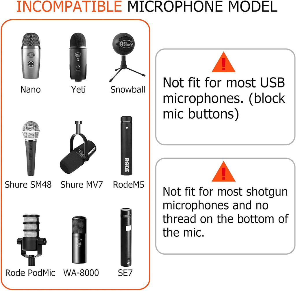MR DJ SP01S Spider Microphone Shockmount Selected Studio Condenser Microphones