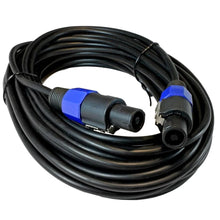 Load image into Gallery viewer, MR DJ CSMSM12 12 Feet PRO PA DJ Speakon Male to Speakon Male Speaker Cable