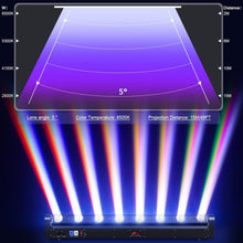 Load image into Gallery viewer, MR DJ ELMH800 8 Eye 8x12W RGBW LED Beam Moving Head Spotlight Lighting Pro Equipment Church Wedding DJ Party KTV Show