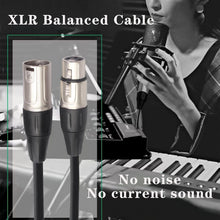 Load image into Gallery viewer, MR DJ CXMXF3 3' XLR Male to XLR Female Microphone Balanced Instrumental Dj XLR Interconnect Cable