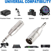 Load image into Gallery viewer, mr-dj-14-trs-to-xlr-male-adapter-balanced-audio-plug