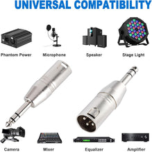 Load image into Gallery viewer, MR DJ XMTRS 1/4&quot; TRS to Balanced XLR Male Adapter