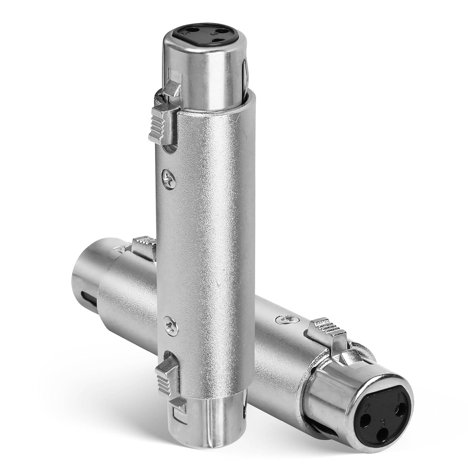 MR DJ AXLRFF 3-Pin XLR Female to 3-Pin XLR Female Audio Microphone Cable Extension Adapter Connector