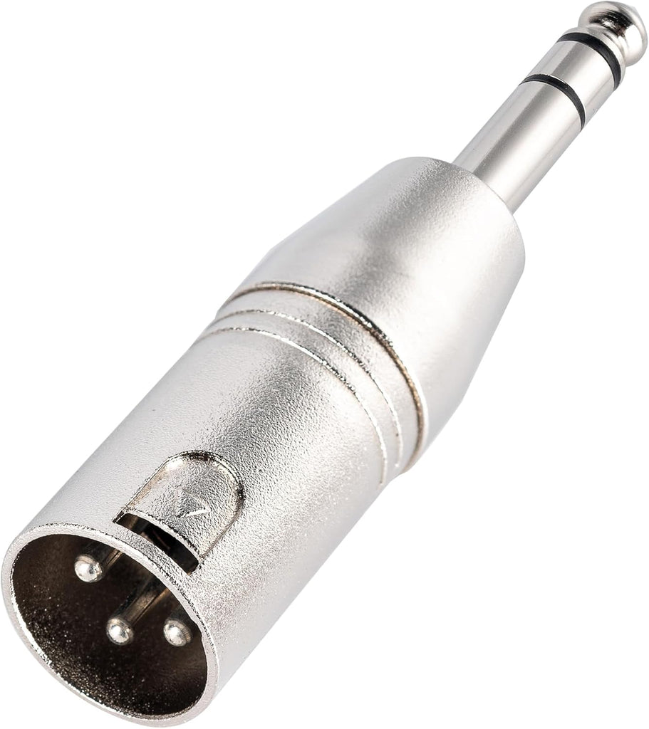 MR DJ XMTRS 1/4" TRS to Balanced XLR Male Adapter