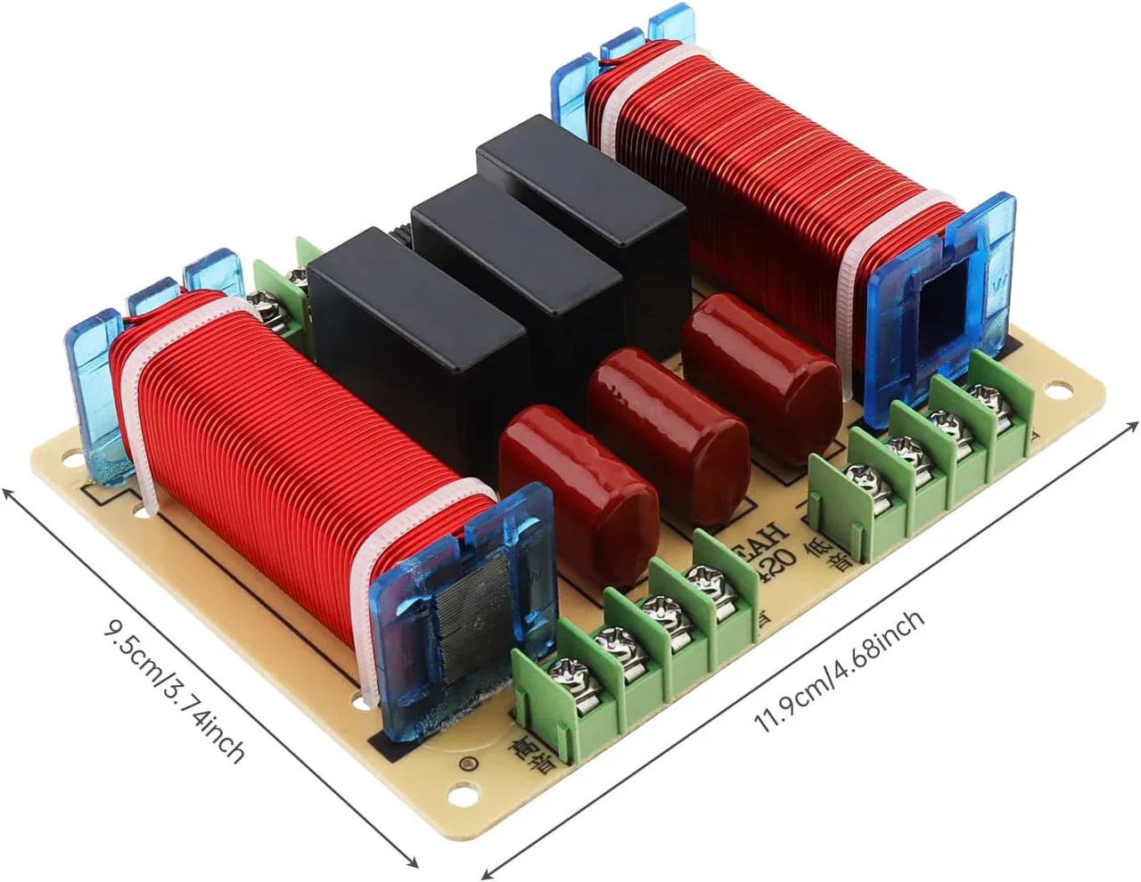 MR DJ Replacement Speaker Crossover 2500W Fit JBL, Peavey, Cerwin Vega, Pyle-Pro, Mr.DJ, Many Other Brands