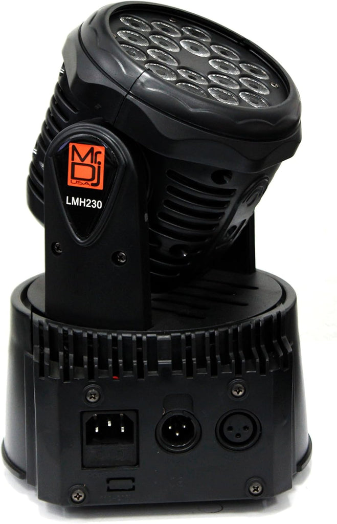 MR DJ LMH230 100W RGBW 18-LED Wash Moving Head Light DMX Stage Light DJ Party Lights