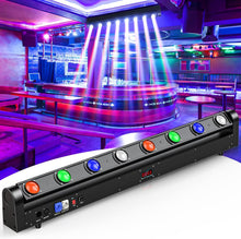 Load image into Gallery viewer, MR DJ ELMH800 8 Eye 8x12W RGBW LED Beam Moving Head Spotlight Lighting Pro Equipment Church Wedding DJ Party KTV Show