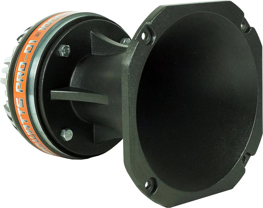 2 MR DJ PROD1 High Compression Titanium Driver Bullet Super Tweeter Aluminum Horn