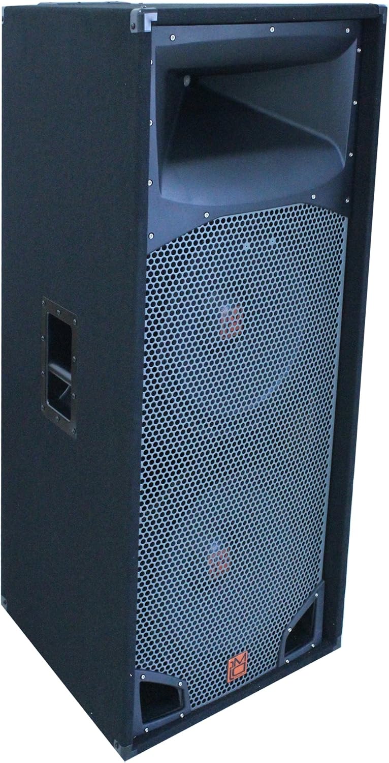 2 MR DJ COMSD15 Dual 15" Professional Passive PA Speaker 5000W