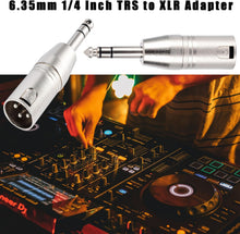 Load image into Gallery viewer, mr-dj-14-trs-to-xlr-male-adapter-balanced-audio-plug