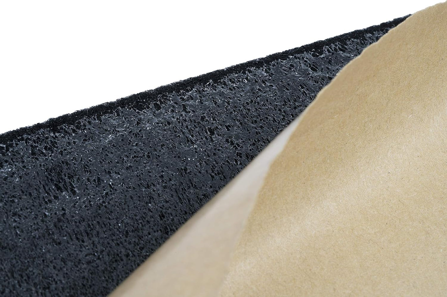 MR DJ MACA5BK 4' x 5' Self-Adhesive Underfelt Carpet Liner for Subwoofer Boxes Speaker Enclosures Car Trunks