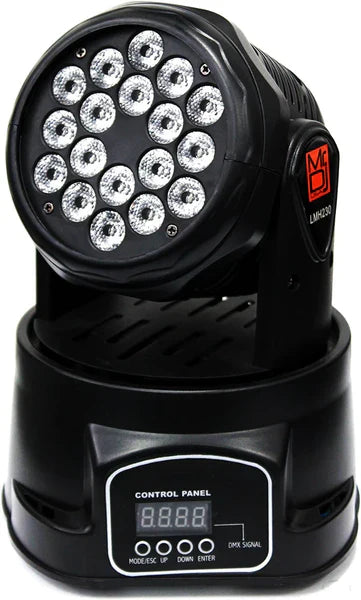 MR DJ LMH230 100W RGBW 18-LED Wash Moving Head Light DMX Stage Light DJ Party Lights