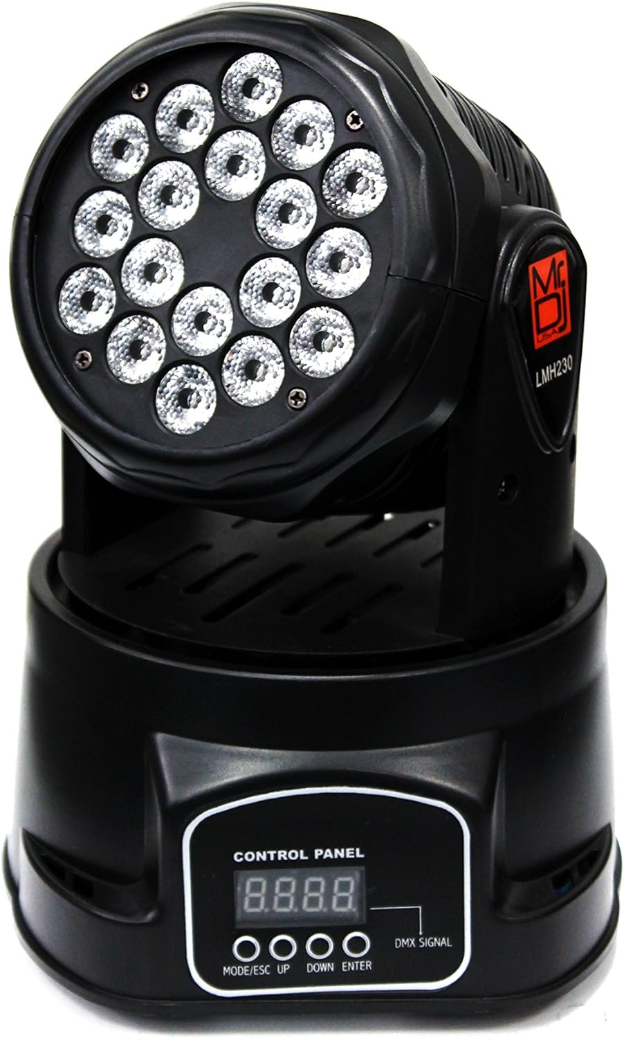 2 MR DJ LMH230 100W RGBW 18-LED Moving Head DJ Light
