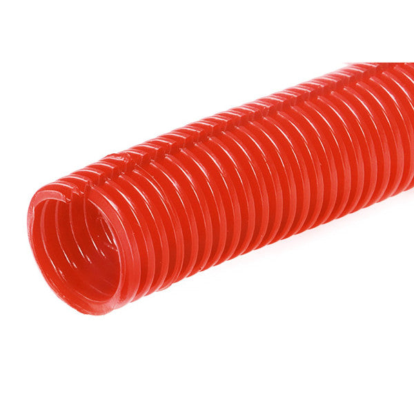 DC Sound 1/4" 5mm 100' Red Split Wire Loom Cable Sleeves Conduit Protective Tubing