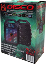 Load image into Gallery viewer, MR DJ DISCO 5.25" Portable Powerful PA Bluetooth Speaker Karaoke Machine