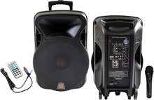 Load image into Gallery viewer, Mr. Dj DSP4000 PA DJ 15" 4000W Bluetooth DSP FM Speaker &amp; Stand