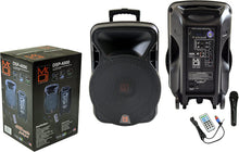 Load image into Gallery viewer, Mr. Dj DSP4000 PA DJ 15" 4000W Bluetooth DSP FM Speaker &amp; Stand