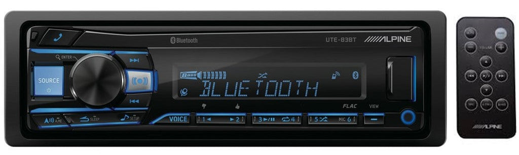 ALPINE UTE-83BT Digital Media Advanced Bluetooth Car Receiver w/AUX/USB+Remote