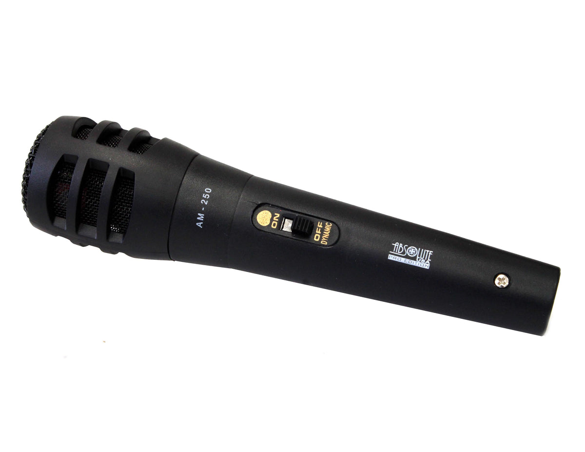 2 Pack MR DJ AM250 Karaoke Dynamic Vocal Wired Microphone