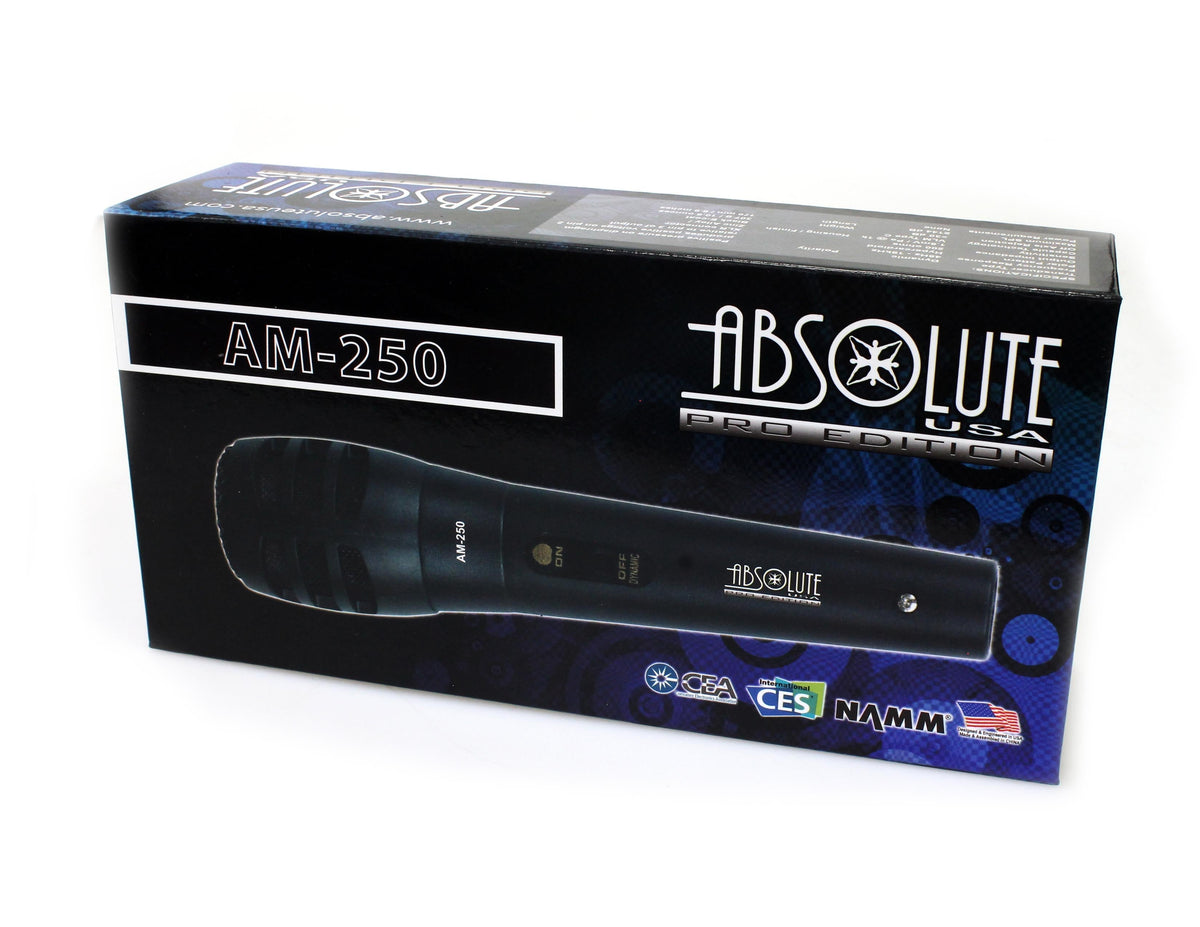 4 Pack MR DJ AM250 Karaoke Dynamic Vocal Wired Microphone