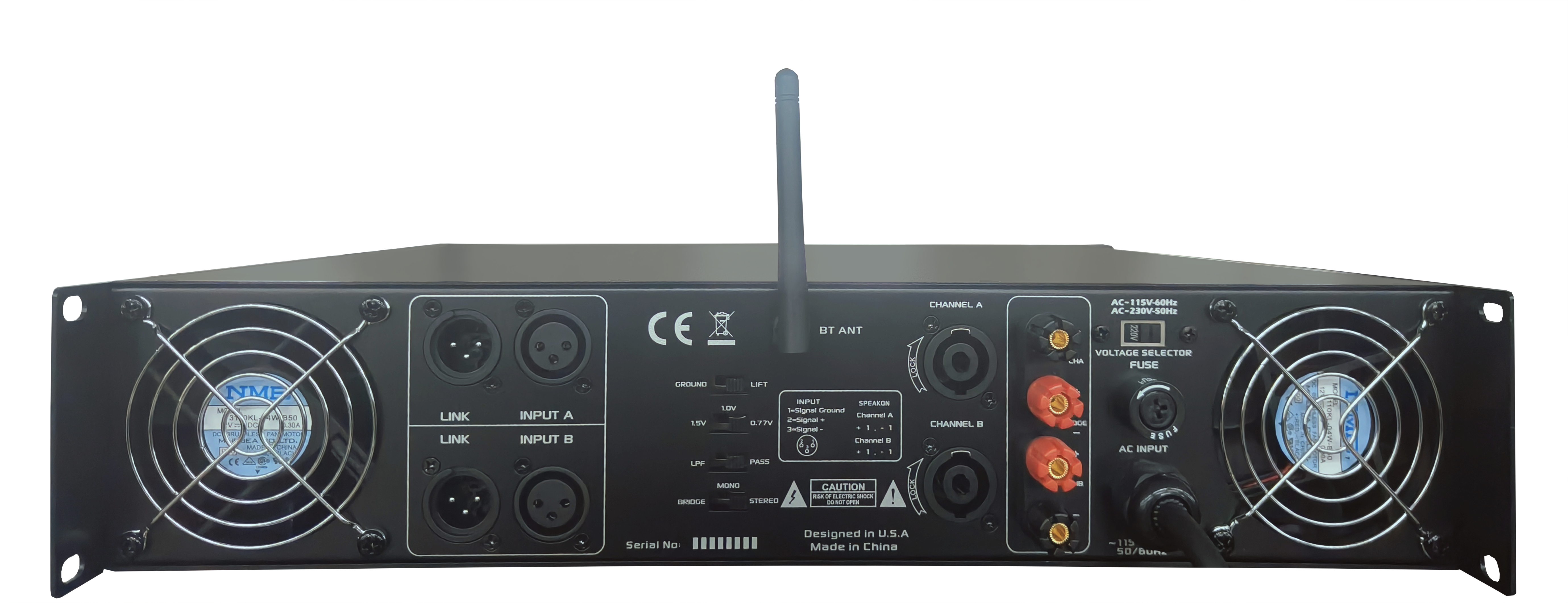 MR DJ AMP11000DSP 2Ch Class AB 10000W PA DJ Power Amplifier Onboard DSP Bluetooth USB