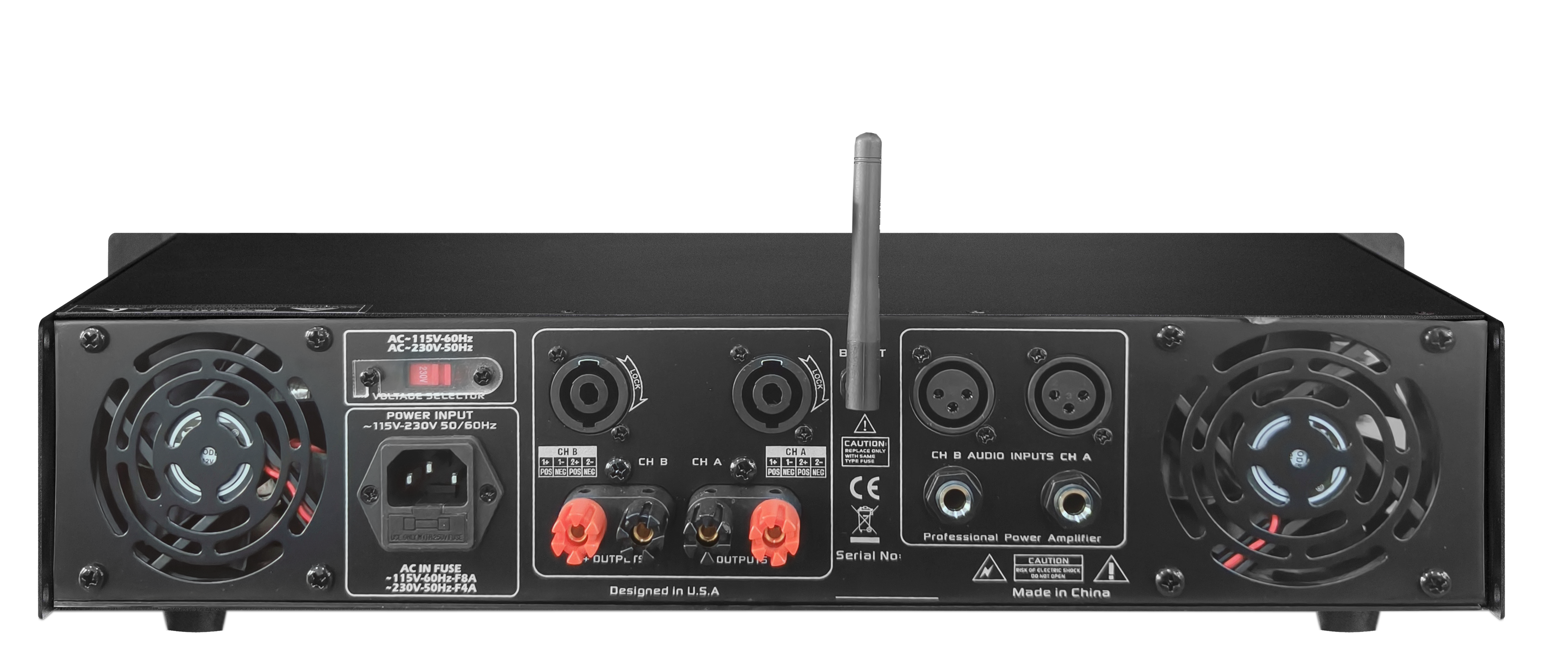 MR DJ AMP5000DSP 2Ch Class AB 5000W PA DJ Power Amplifier With Onboard DSP Bluetooth USB