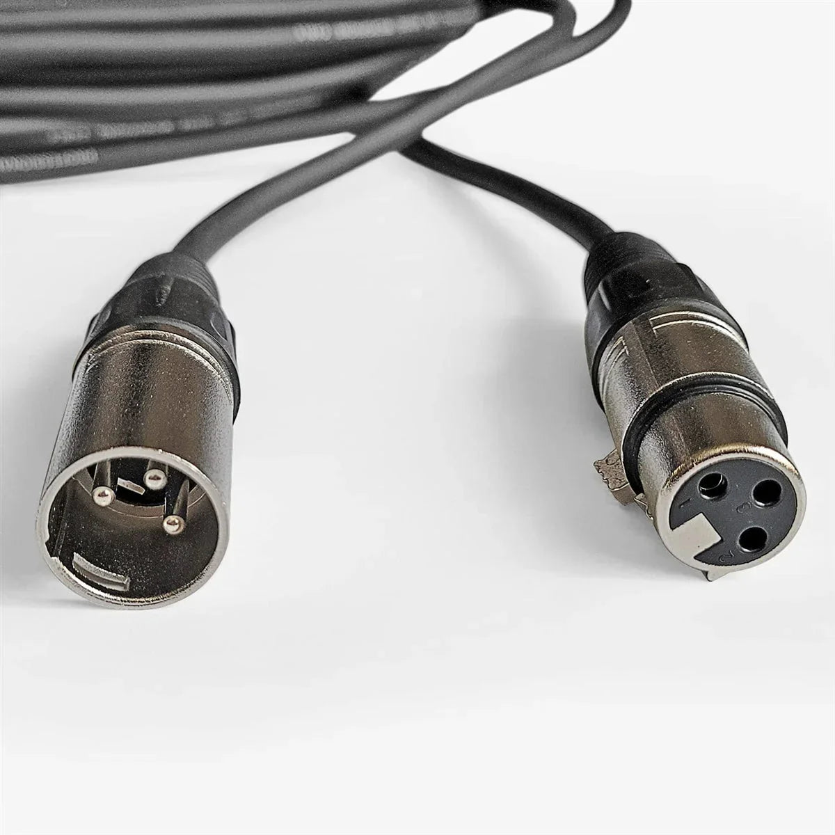 2 MR DJ CXMXF3 3' XLR Male to XLR Female Microphone Balanced Instrumental Dj XLR Interconnect Cable