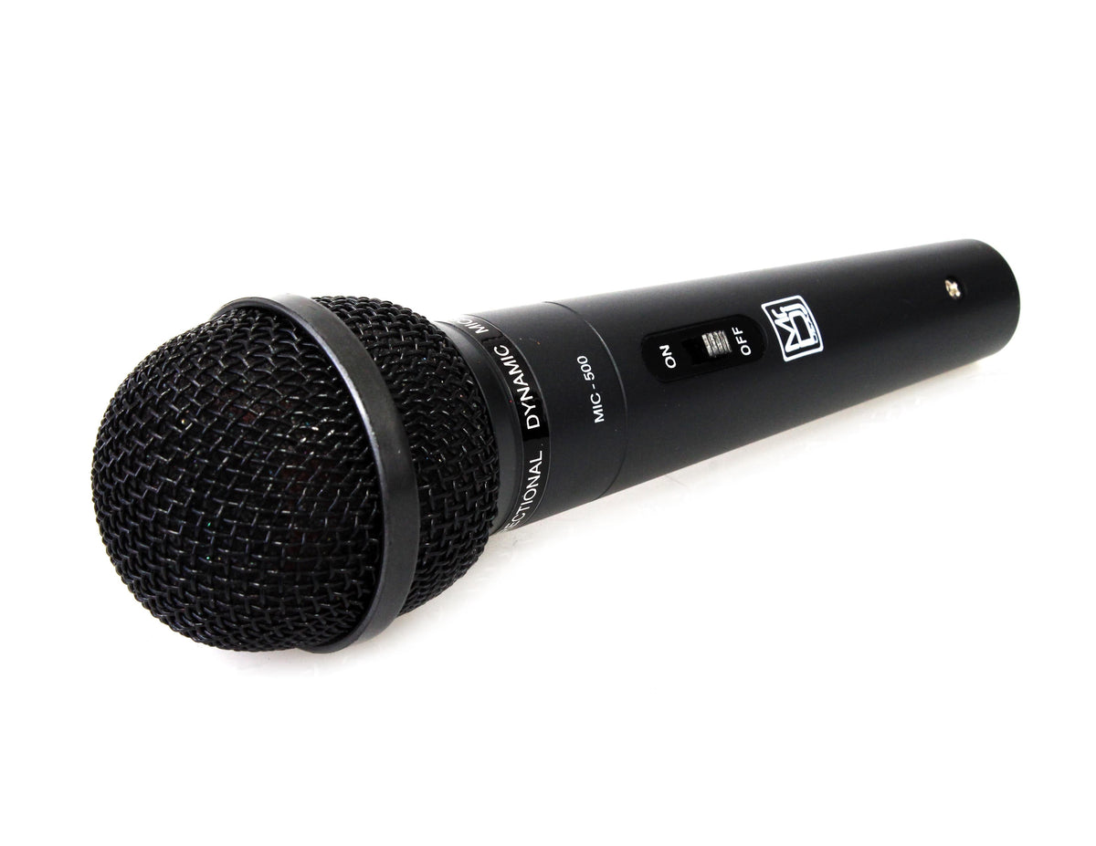 4 MR DJ MIC500 Professional Handheld Hypercardioid Dynamic Microphone 12 FT XLR-to-1/4" Cable