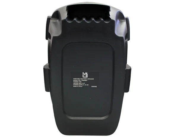 MR DJ 6.5" Portable Rechargeable PA DJ Party Speaker USB/FM/LED MP3 Player