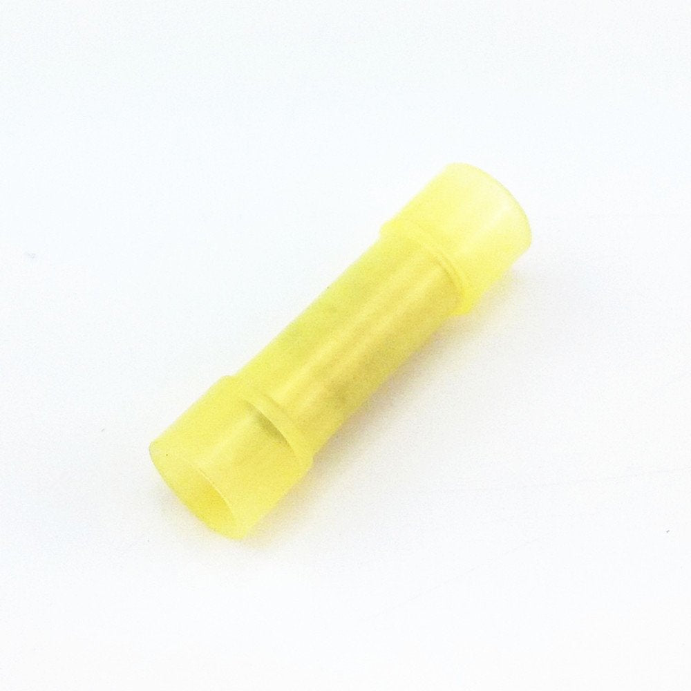 MR DJ BC1210Y 500 pcs 12 - 10 Gauge AWG Yellow insulated Nylon crimp terminals connectors Butt Connectors