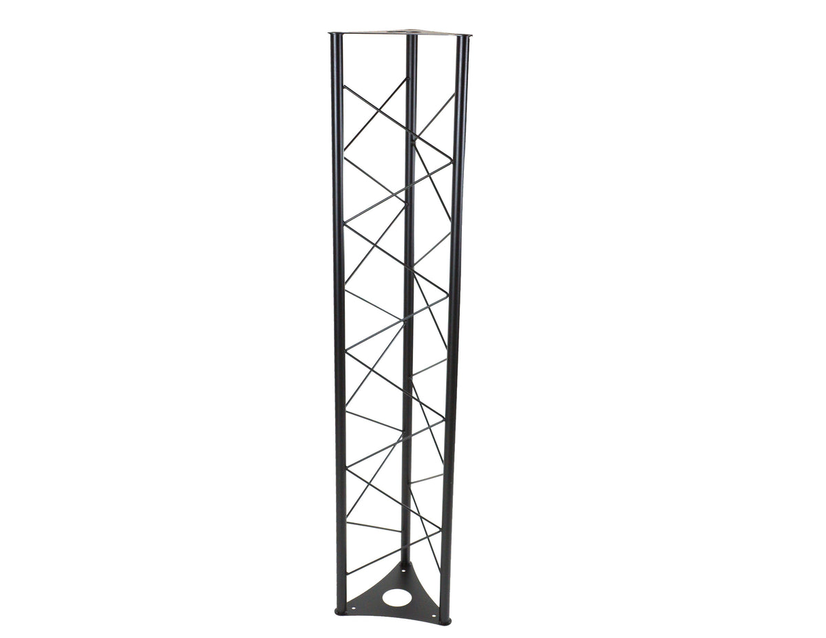 MR DJ ST150-2-10-1 DJ Lighting Truss Stand Dual Crank-Up Stand & 5FT X 10" Triangle Truss