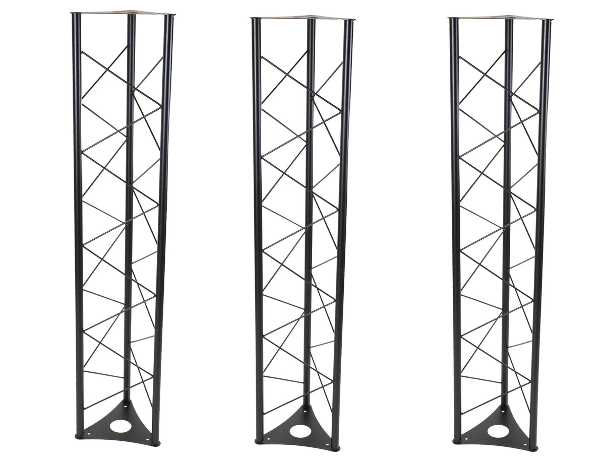 3 MR DJ LSBT5-10 5FT X 10" Triangle Bolted Truss Extension Heavy Duty DJ Lighting Truss Segment