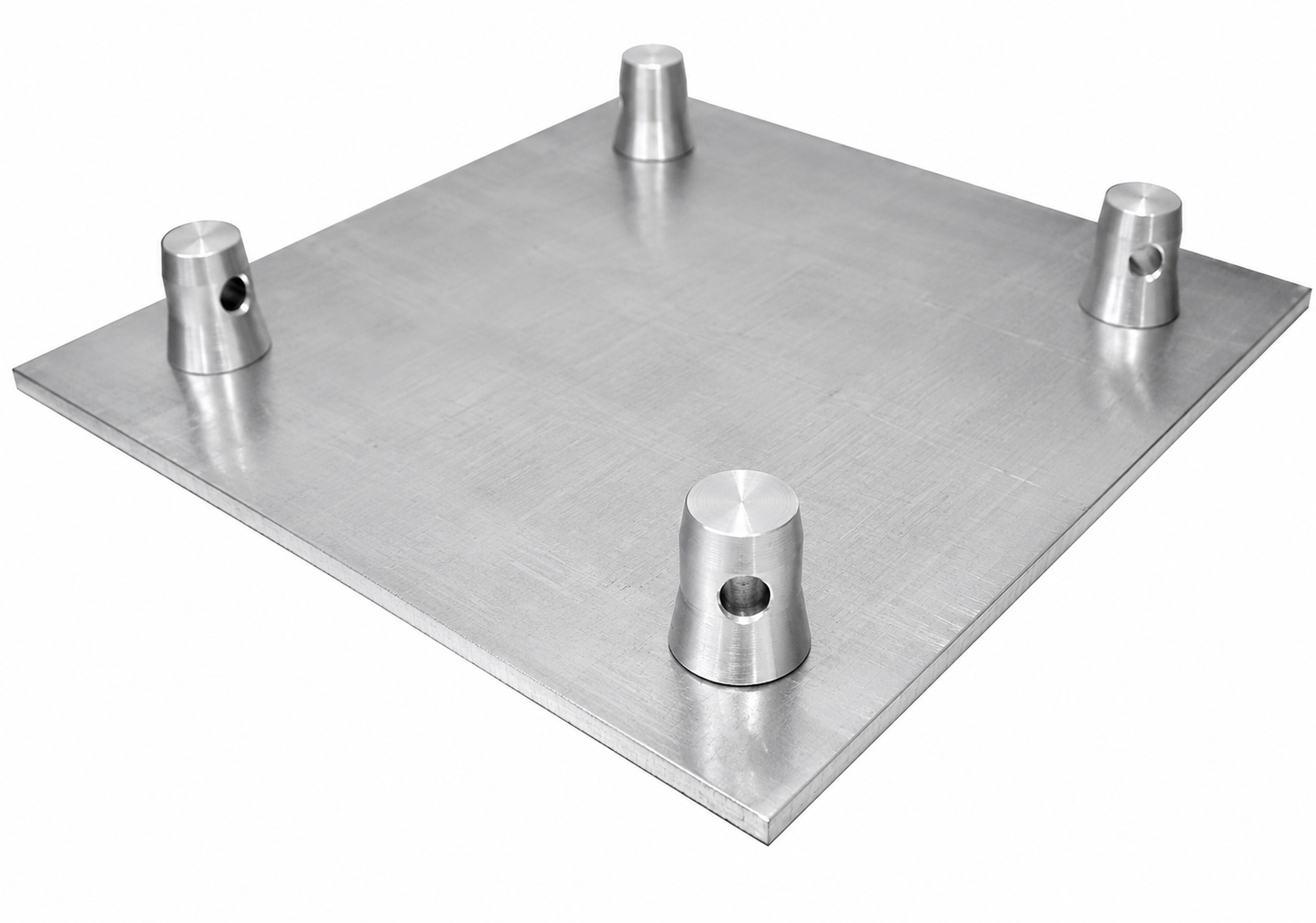 MR DJ DBP1414 Universal 14" × 14" Aluminum Base Plate for 12" Square Truss Systems