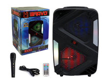 Load image into Gallery viewer, MR DJ BRAVO Dual 6.5&quot; Portable PA DJ Active Powered Bluetooth TWS Speaker 1000 Watts LCD/MP3/USB/micro SD