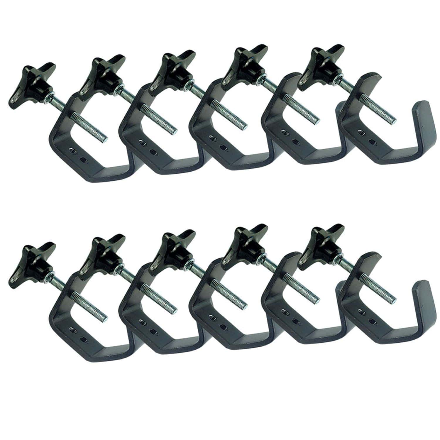 10 MR DJ CL35 Universal Multi-Purpose C Clamp Light Mounting Lighting Truss Mounts